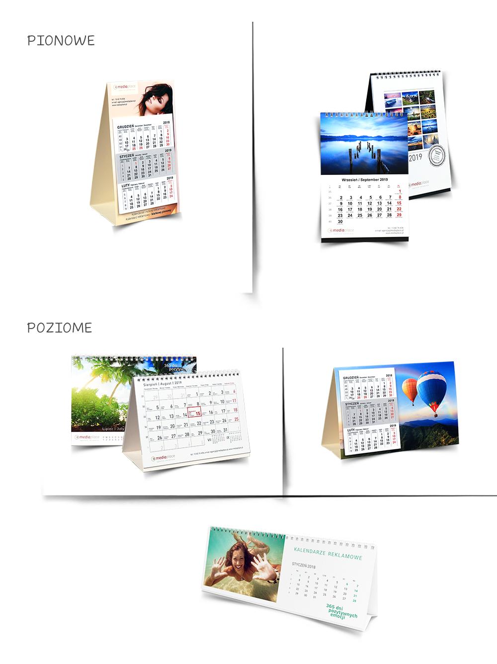 Kalendarze z indywidualnym projektem